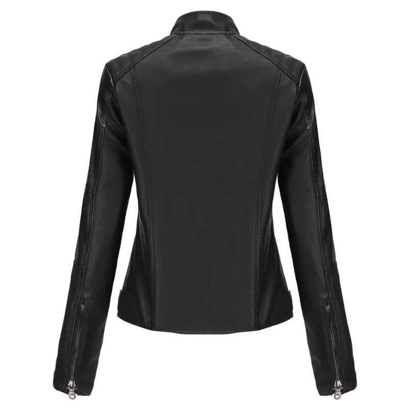 Women's Genuine Leather Jacket | Classic Durable Outerwear 6