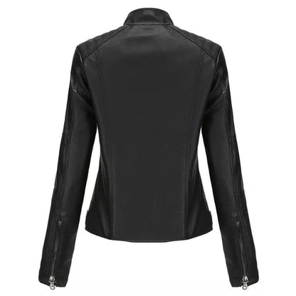 Women's Genuine Leather Jacket | Classic Durable Outerwear 6