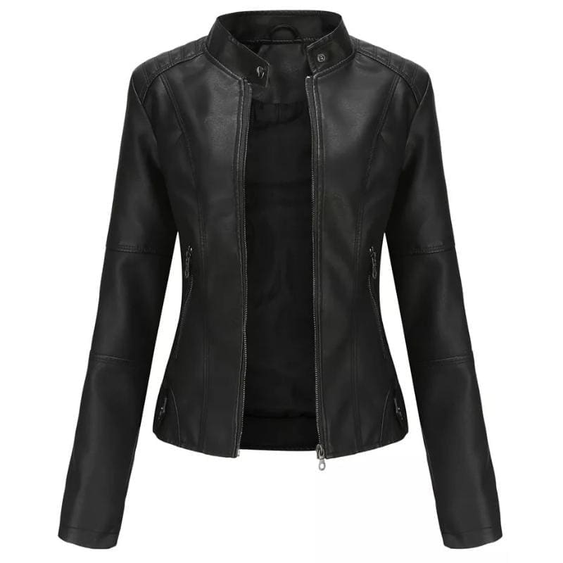 Women's Genuine Leather Jacket | Classic Durable Outerwear 7