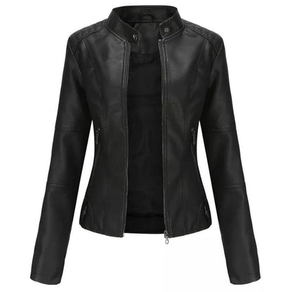 Women's Genuine Leather Jacket | Classic Durable Outerwear 7