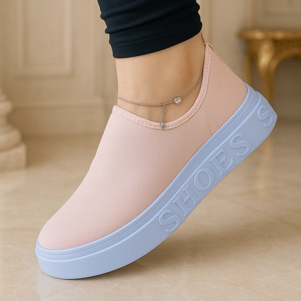 Women's Slip-On Mesh Knit Casual Sneakers 4