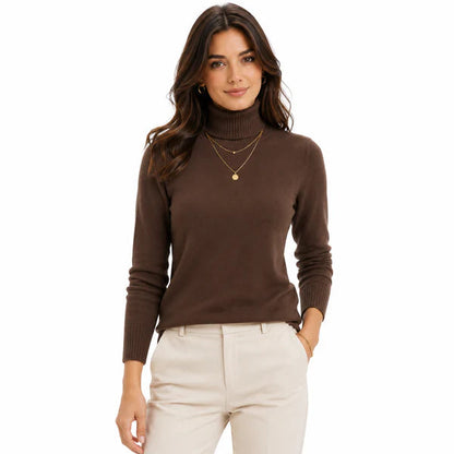 Women's Turtleneck Knit Sweater | Cozy Winter Wear 1