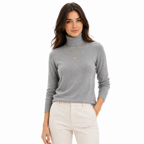 Women's Turtleneck Knit Sweater | Cozy Winter Wear 2