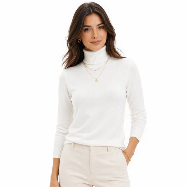 Women's Turtleneck Knit Sweater | Cozy Winter Wear 3