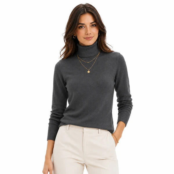 Women's Turtleneck Knit Sweater | Cozy Winter Wear 4