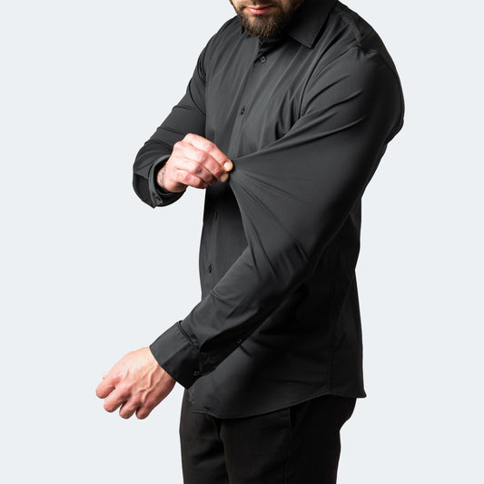 Wrinkle-Free Stretch Comfort Shirt | Men's Dress Shirt 0