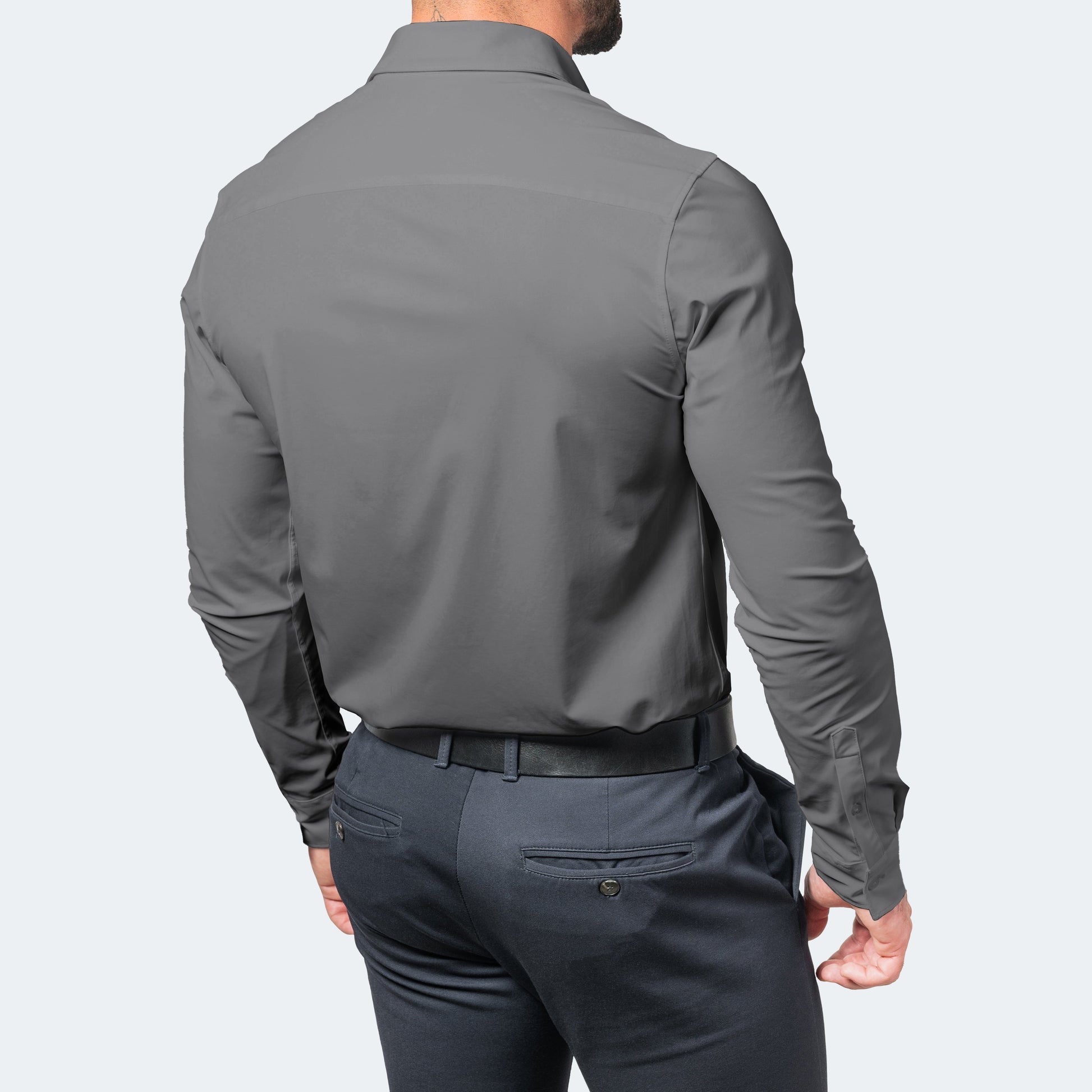 Wrinkle-Free Stretch Comfort Shirt | Men's Dress Shirt 5