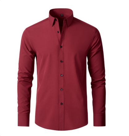 Wrinkle-Free Stretch Comfort Shirt | Men's Dress Shirt 7